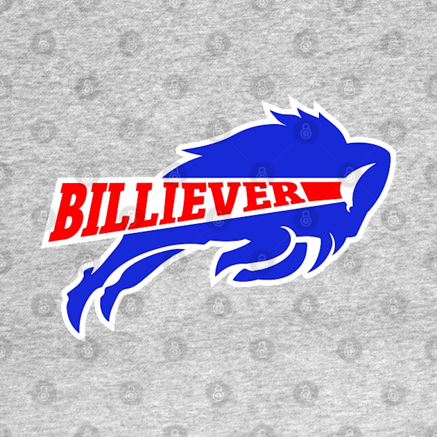 WNY Pride - Billiever - Buffalo Football by Vector Deluxe